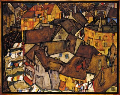 Krumau by Egon Schiele
